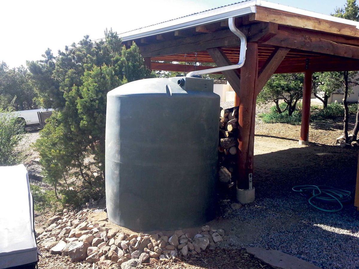 Récupérateur eau de pluie pour alimenter la maison en eau potable