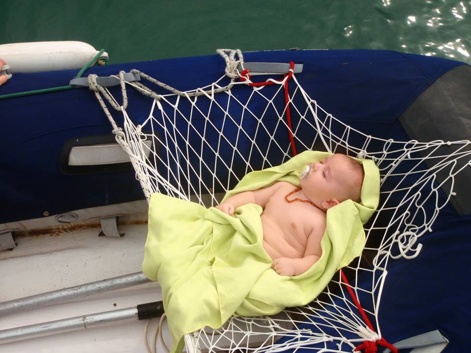 vivre avec un bebe sur un voilier