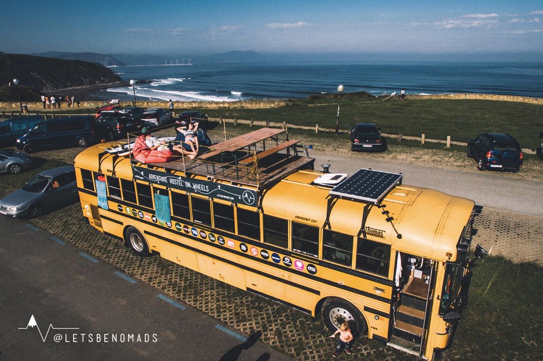 bus scolaire aménagé voyage