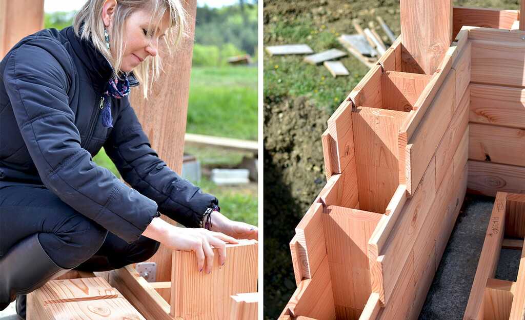 maison écologique en bois facile à construire