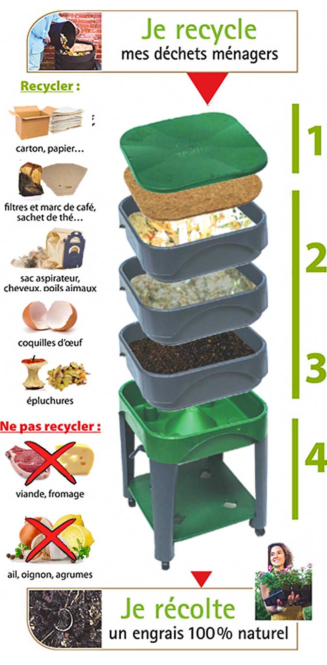 Composter Facilement En Appartement Avec Le Lombricomposteur D'intérieur