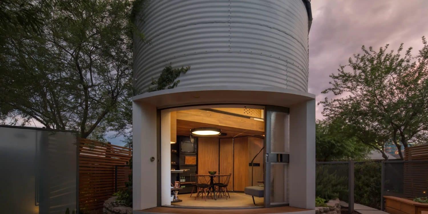 maison silo à grains