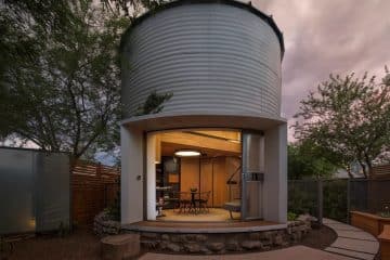 maison silo à grains