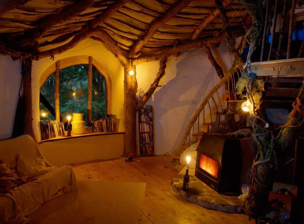 maison hobbit intérieur