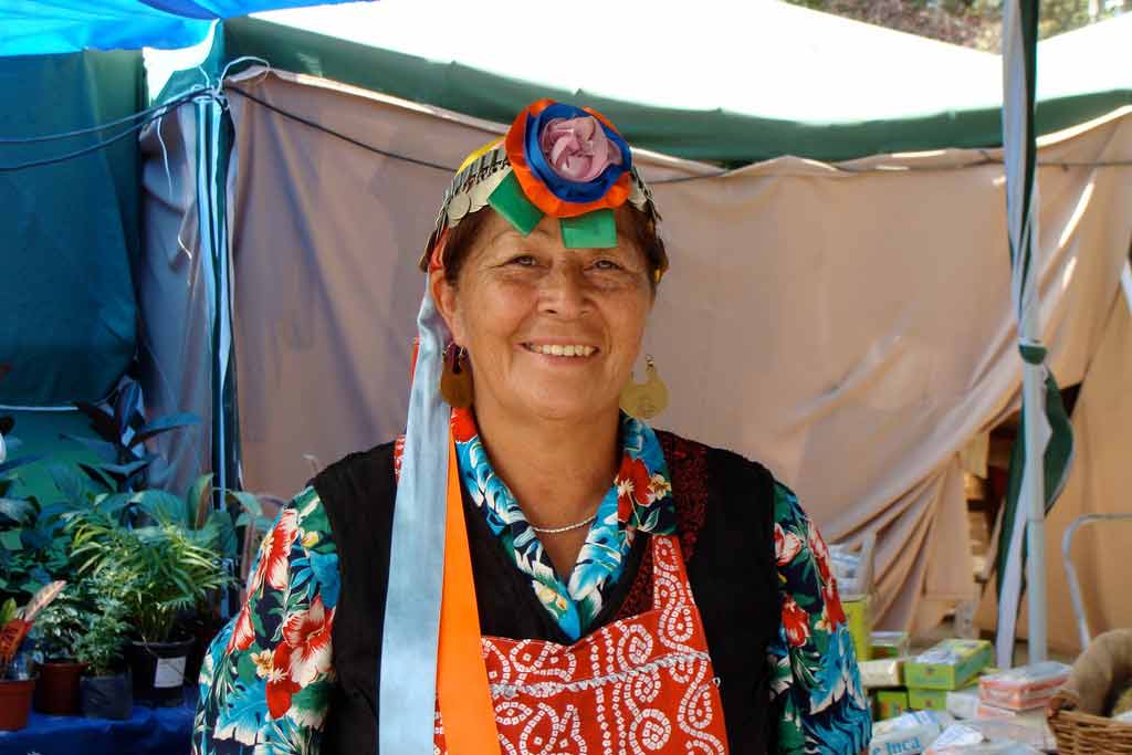 Femme Mapuche au Chili