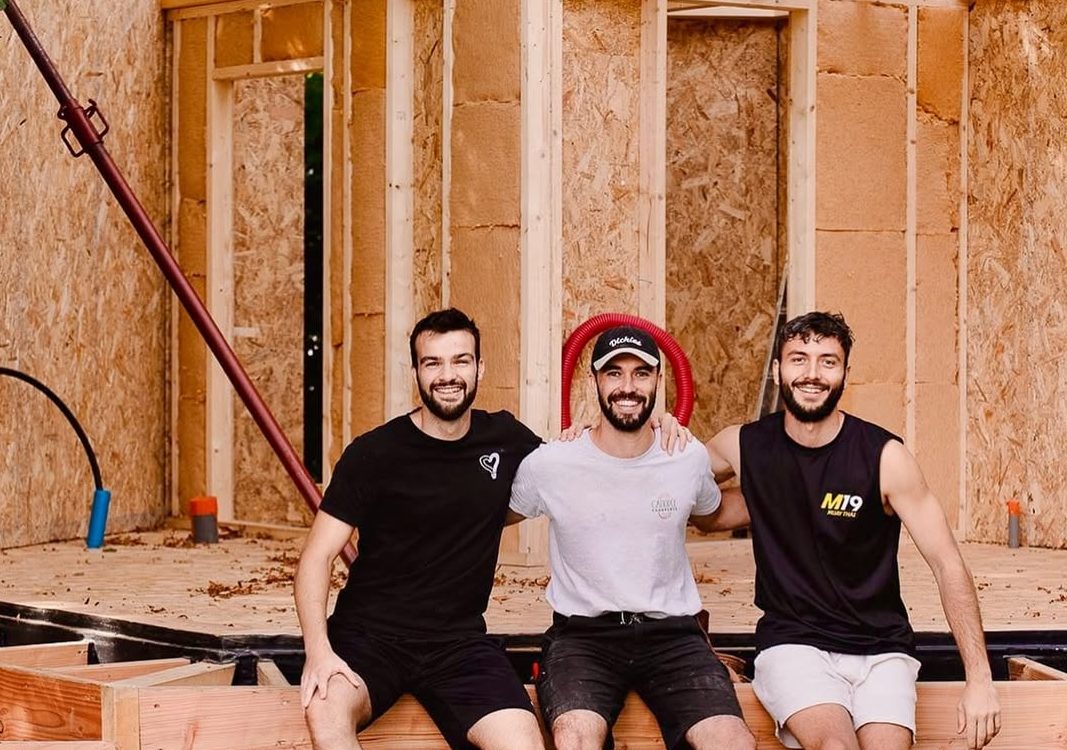 equipe de construction tiny house Ulysse Lubin
