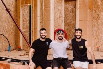 equipe de construction tiny house Ulysse Lubin