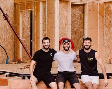 equipe de construction tiny house Ulysse Lubin