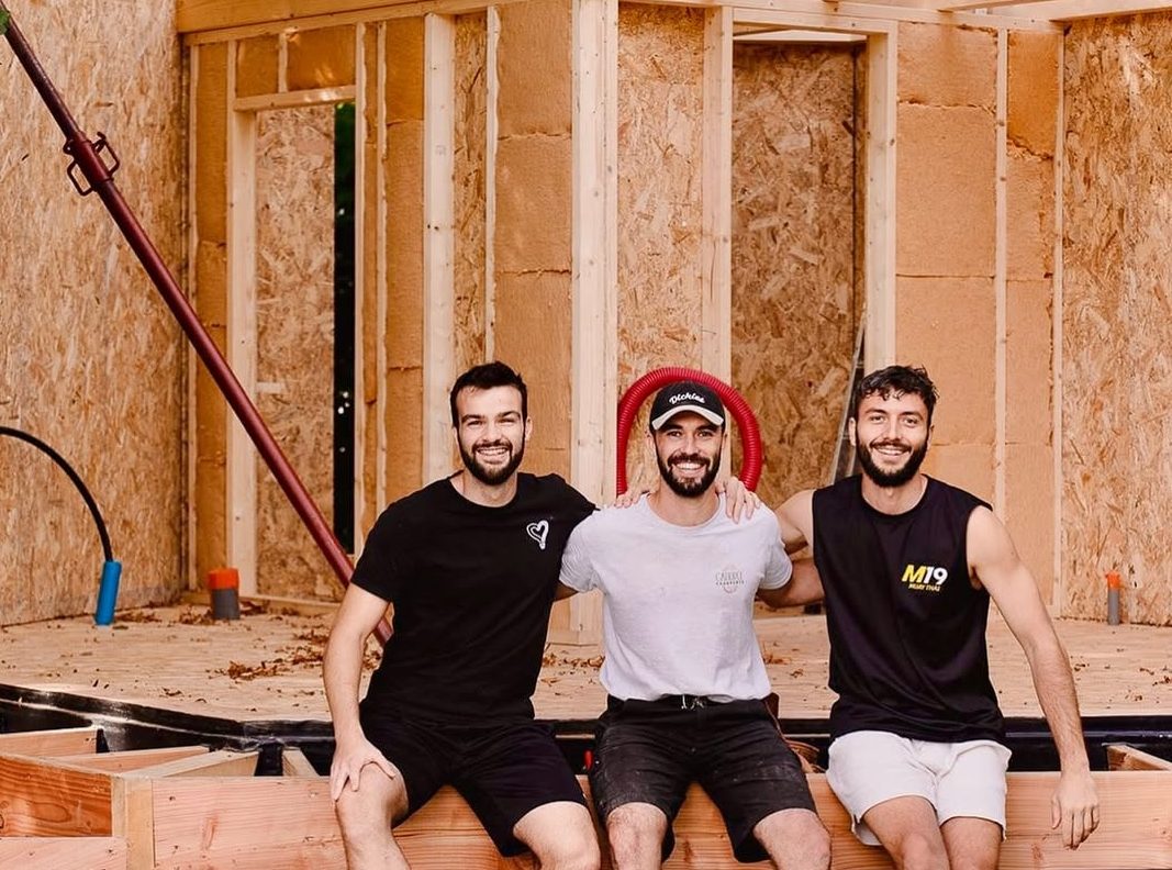 equipe de construction tiny house Ulysse Lubin