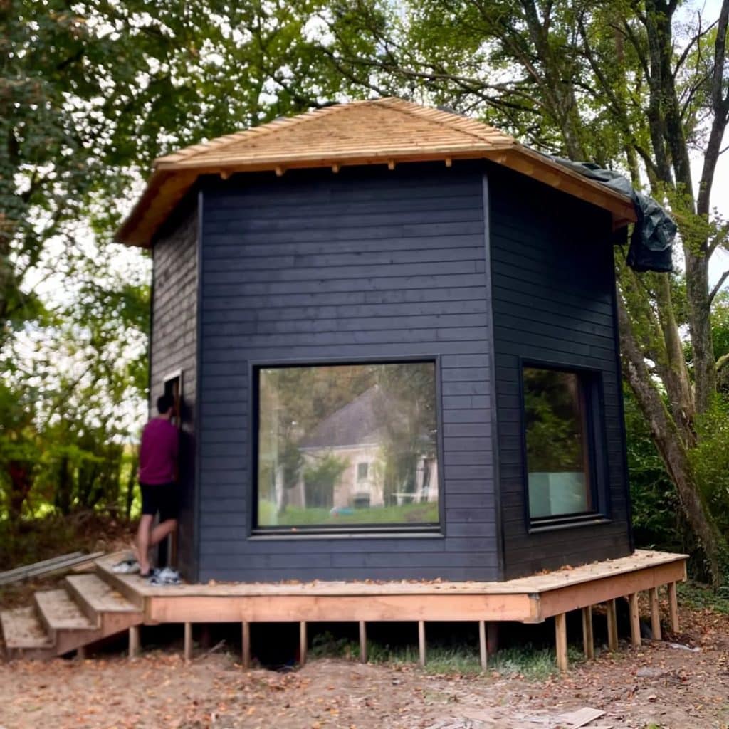 Construire Tiny House hexagonale