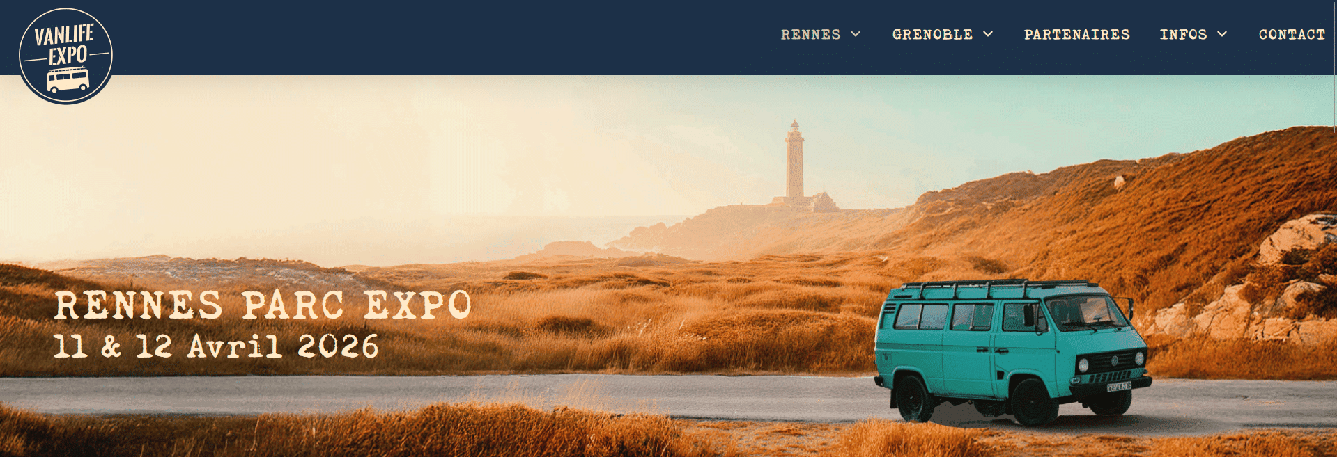 Visuel vanlife expo Rennes