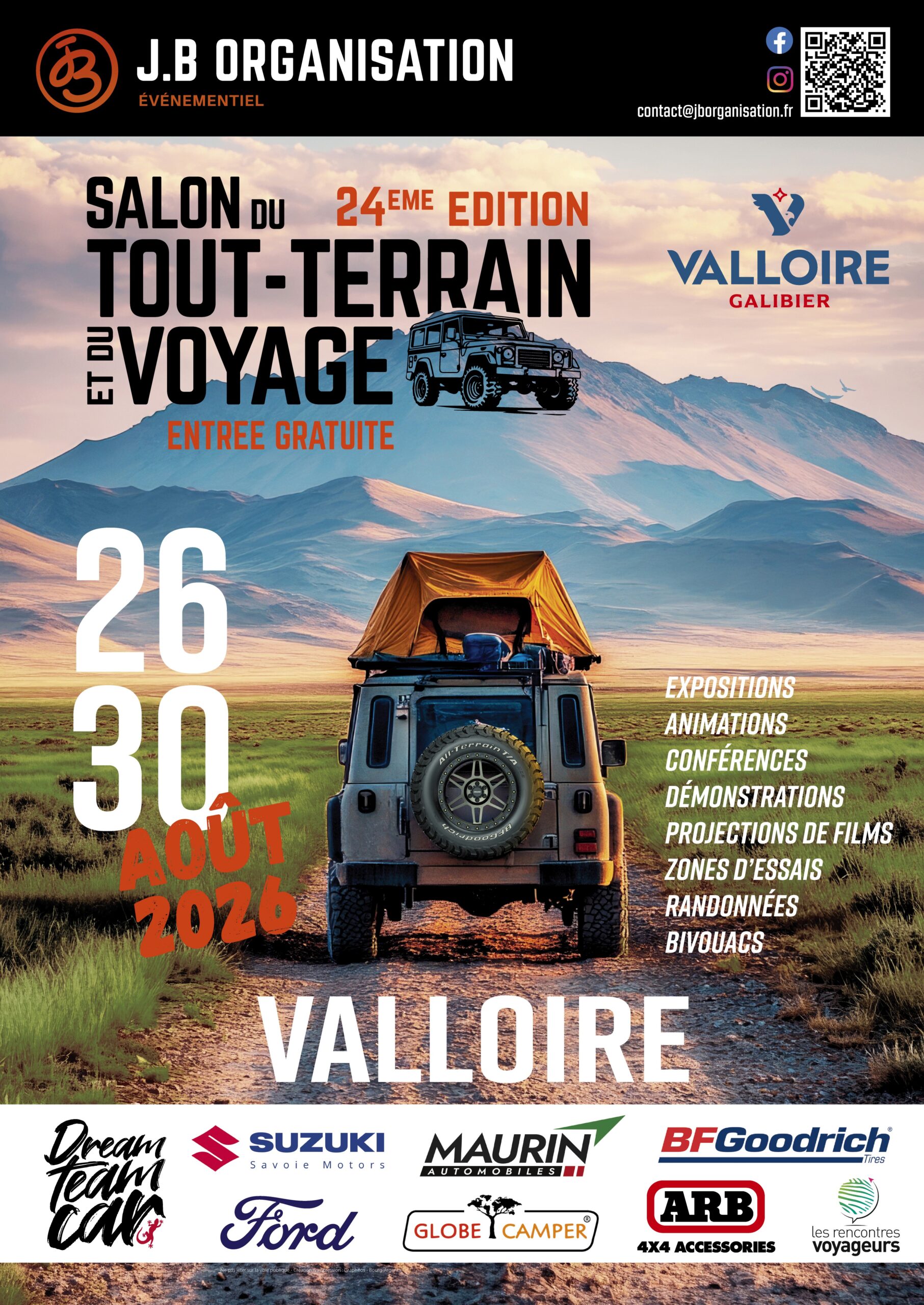 Visuel salon du tout terrain Valloire