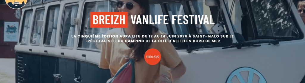 Visuel événment vanlife Breizh Vanlife Festival