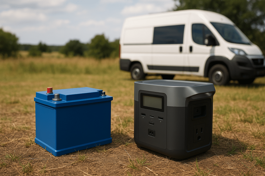 batterie pour van aménagé fixe vs nomade