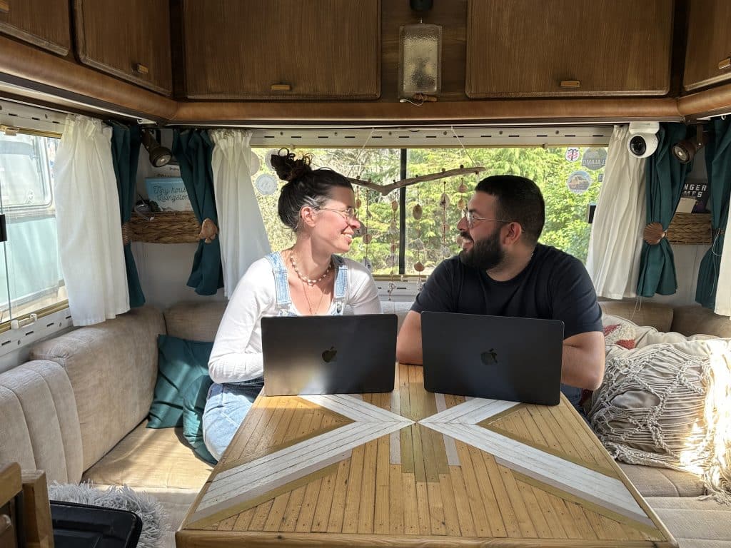 Travailler en camping car