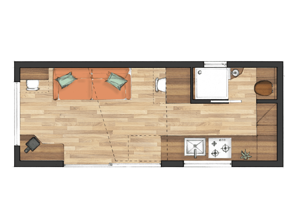 plan pour vivre en tiny house