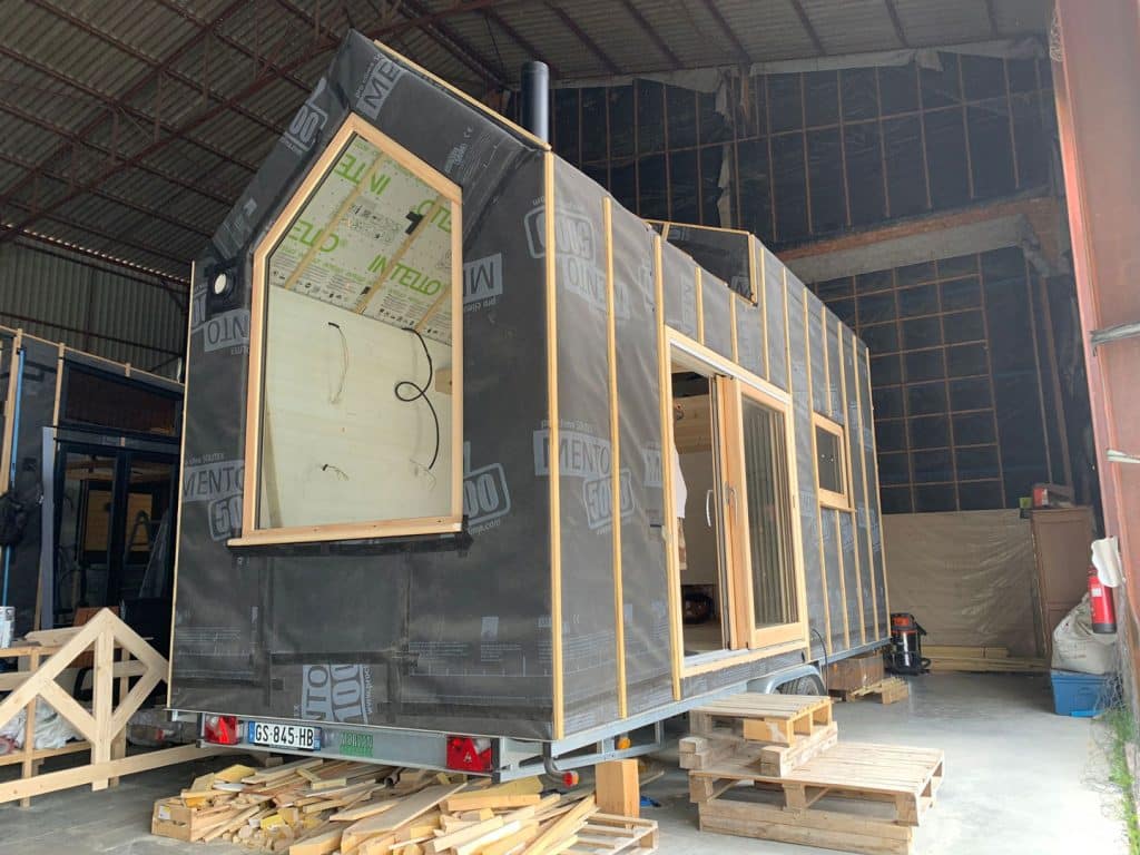 pose du parepluie tiny hiyse