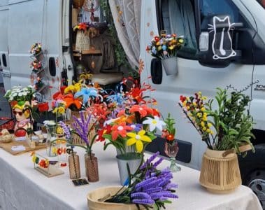 stand fleuristerie nomade